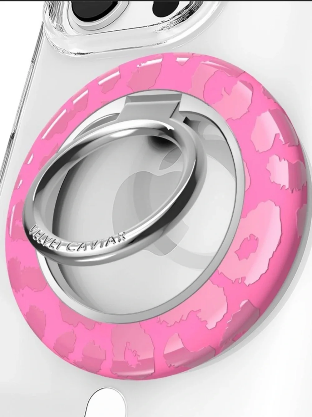 Velvet Caviar Pink Phone Ring Holder